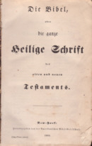 ABS German Bible Title Page, 1882