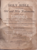 Carey Bible Title Page 1812